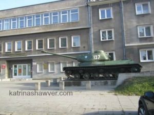 Soviet Tank in Nowa Huta Poland