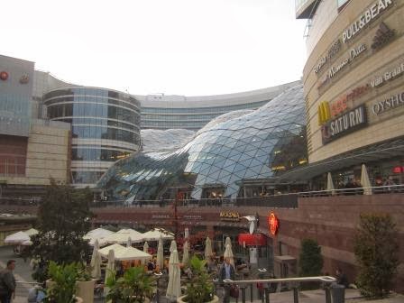 Zlote Tarasy shopping mall in Warsaw