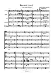 boccaccio march sheet music