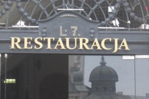 Polish sign for restaurant: Restauracja