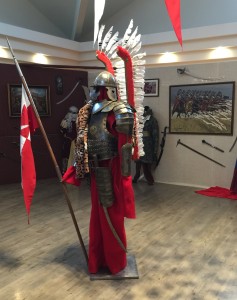 Statue of a winged Polish hussar - elite calvary of the 16th and 17th centuries