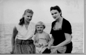Donna Urbikas with sister and mother