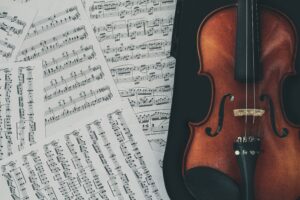 Sheet Music and Violin