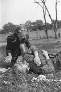 Polish victim German WWII bombing