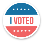 I Voted sticker