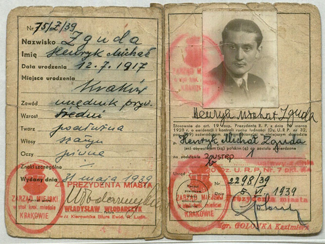Henry Zguda Polish ID card