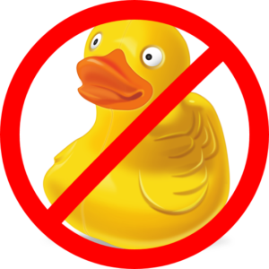 No Ducks allowed