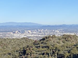 View from Piestewa Peak, Phoenix AZ