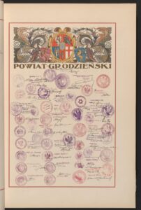Signatures from the Polish Declaration of Friendship and Admiration