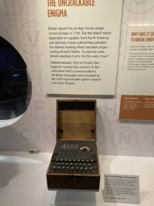 Display of the Enigma machine at the International Spy Museum, Washington D.C.