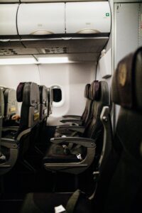 photo of airplane interior
