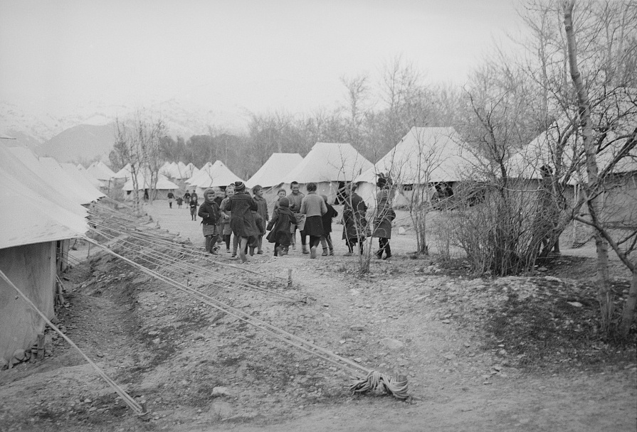 Polish refugee camp in Iran 1942