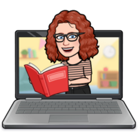 Meme of Katrina Shawver reading a book