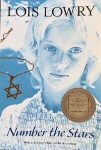 book cover for Number the Stars by Lois Lowry